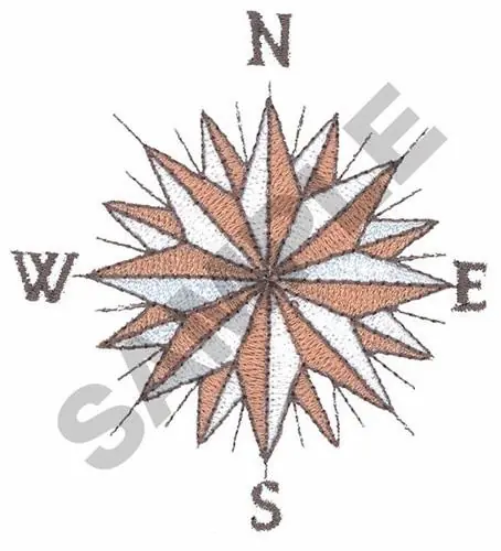 Best Seller COMPASS Embroidery Design