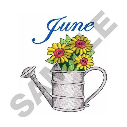 JUNE FLOWERS Embroidery Design Direct From Factory