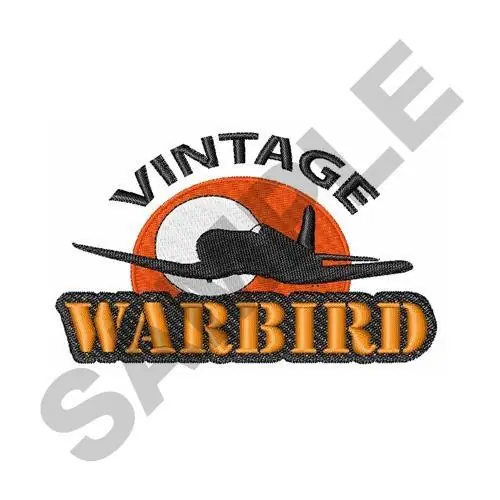 Super Sale VINTAGE WARBIRD Embroidery Design