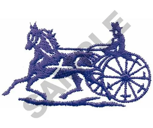 HORSE & CARRIAGE Embroidery Design Seasonal Sale