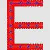 One Day Deal RED WGOLD STAR (E) Embroidery Design