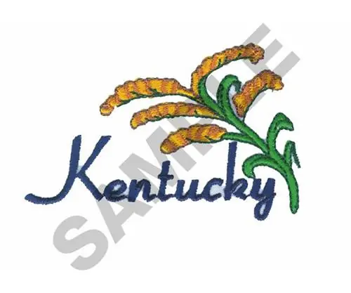 Markdown Kentucky Embroidery Design