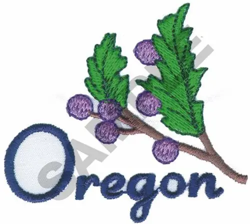 Viral Oregon Embroidery Design