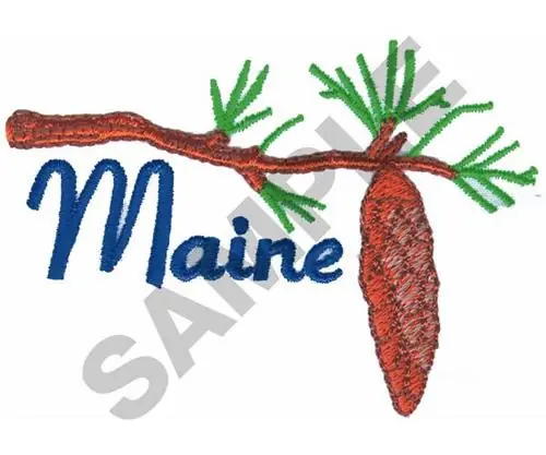 Maine Embroidery Design Today Only