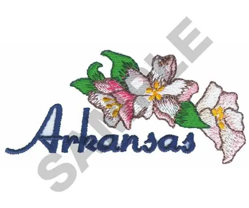 Arkansas Embroidery Design Viral