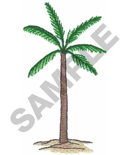 Sale Palm Tree Embroidery Design