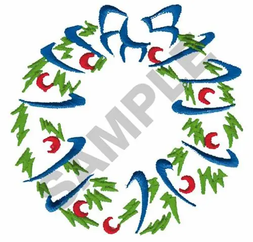 Limited Time WREATH Embroidery Design