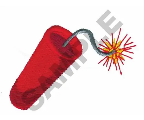 Money Back Guarantee FIRECRACKER Embroidery Design