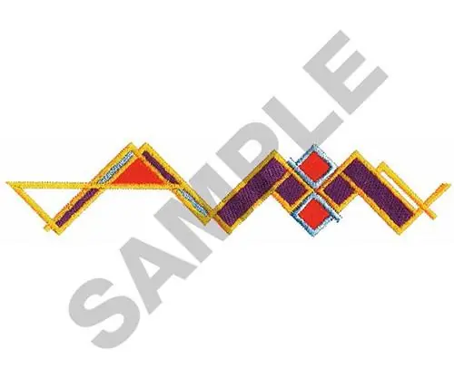 ABSTRACT BORDER Embroidery Design Low Price