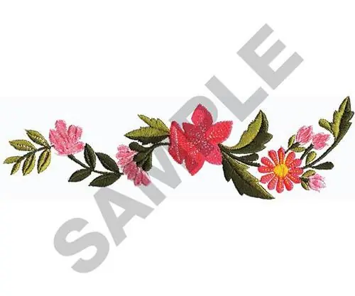 Money Back Guarantee FLORAL BORDER Embroidery Design