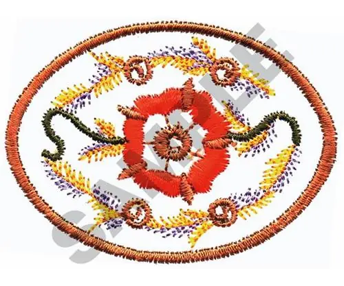 PATTERN 719 Embroidery Design Fan Favorite