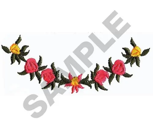 In Demand FLORAL SWAG Embroidery Design