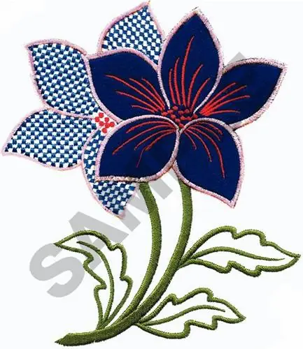 Best Choice FLORAL APPLIQUE Embroidery Design