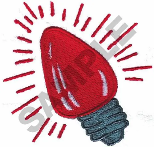 CHRISTMAS LIGHT Embroidery Design Next Day Delivery