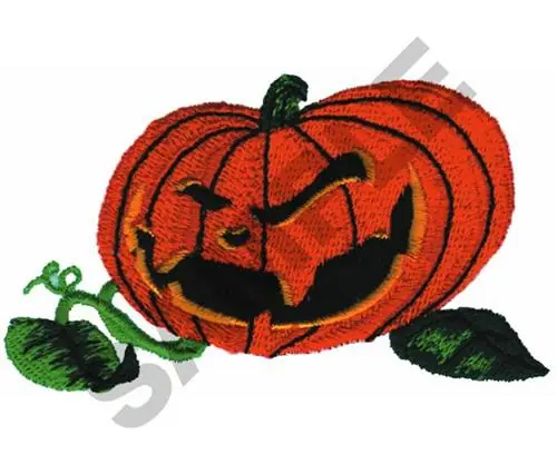 Hassle-Free Returns JACK-O-LANTERN Embroidery Design