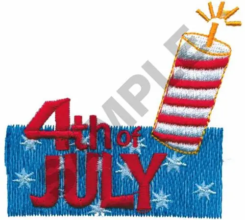 4TH OF JULY FIRECRACKER Embroidery Design Grab Now