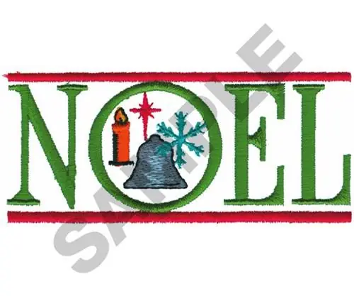 Exclusive NOEL Embroidery Design