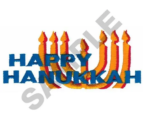 Wholesale HAPPY HANUKKAH Embroidery Design