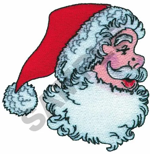 SANTA Embroidery Design Buy Today