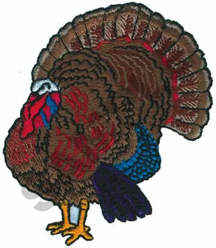 Crafted TURKEY Embroidery Design