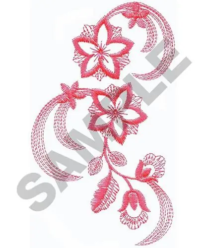 Best Choice FLORAL DESIGN BORDER Embroidery Design