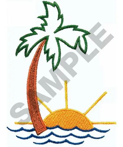 PALM TREE Embroidery Design Limited Edition