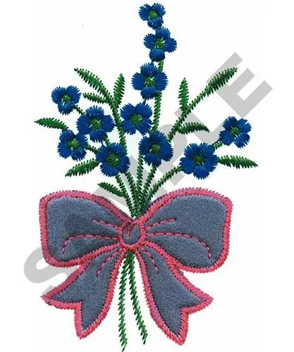 FLORAL BOUQUET APPLIQUE Embroidery Design In Demand