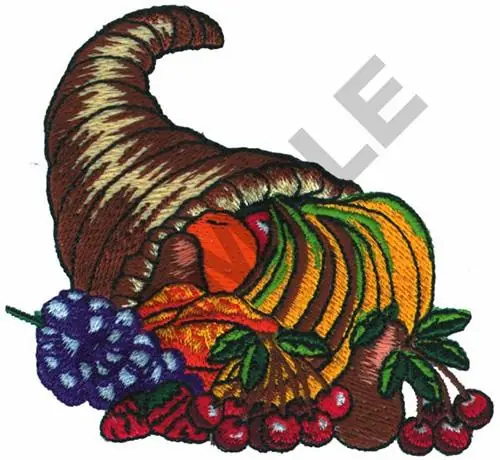 Price Cut CORNUCOPIA Embroidery Design