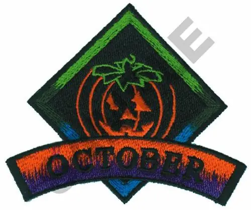 Sale OCTOBER Embroidery Design
