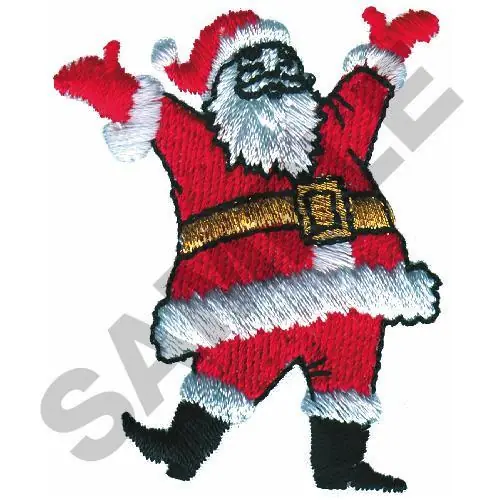 SANTA Embroidery Design Fast Shipping