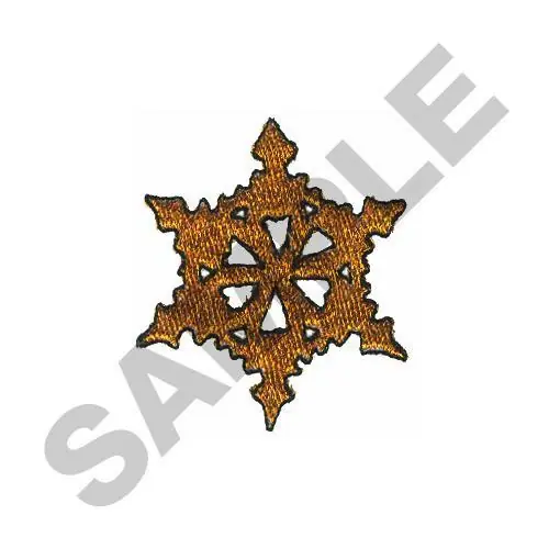 SNOWFLAKE Embroidery Design Brand New
