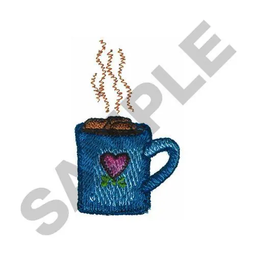 HOT CHOCOLATE Embroidery Design Hassle-Free Returns