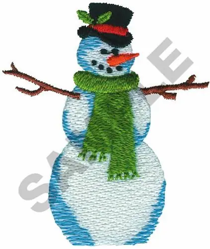 SNOWMAN Embroidery Design Big Sale