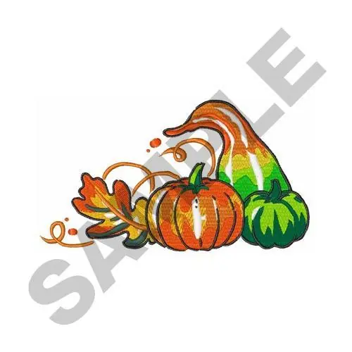 Certified FALL HARVEST Embroidery Design