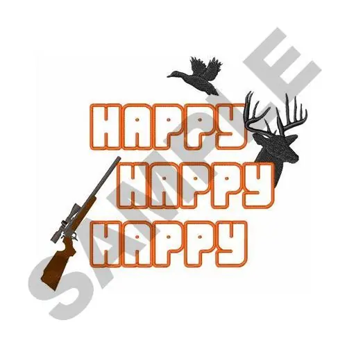 HAPPY HAPPY HAPPY APPLIQUES Embroidery Design Must Have
