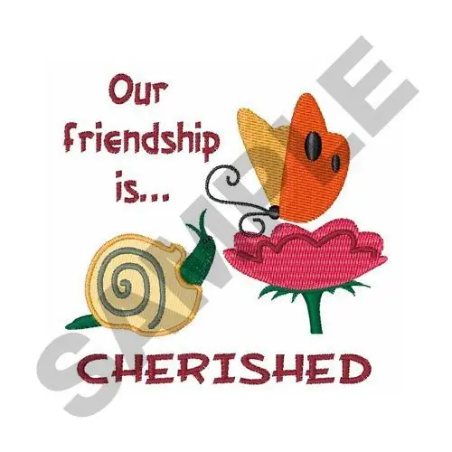 Get Yours OUR CHERISHED FRIENDSHIP Embroidery Design