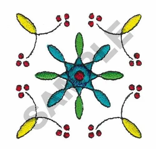 DUTCH MOTIF Embroidery Design Super Sale