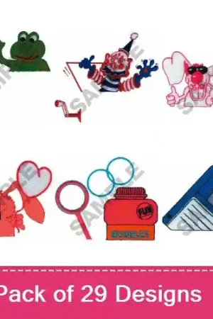 Animal Pocket Toppers Embroidery design pack by Great Notions,  Embroidery Packs on EmbroideryDesigns.com Authentic