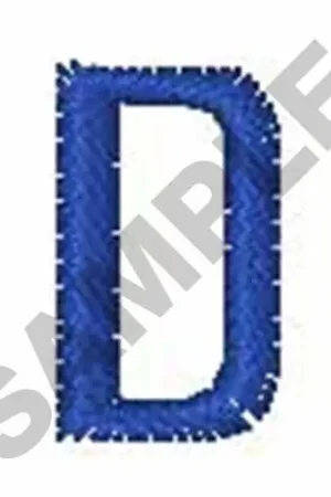 ZRNIC FONT D Embroidery Design Premium