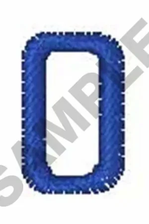 ZRNIC FONT O Embroidery Design Money Back Guarantee
