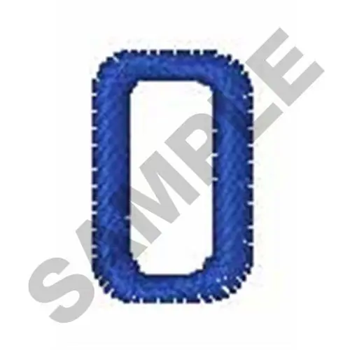 ZRNIC FONT O Embroidery Design Money Back Guarantee