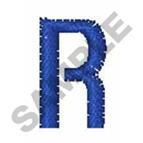 ZRNIC FONT R Embroidery Design Best Seller