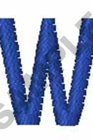 ZRNIC FONT W Embroidery Design Low Price