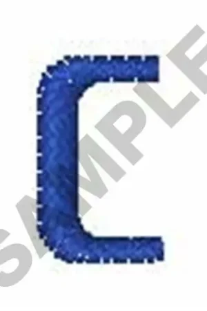 Worldwide Shipping ZRNIC FONT c Embroidery Design