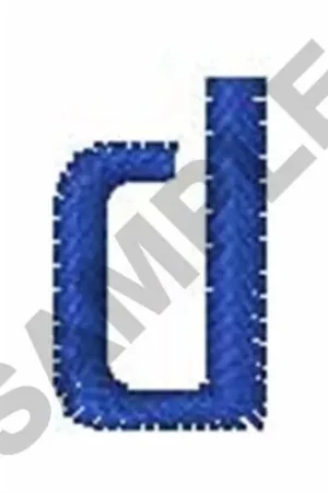 ZRNIC FONT d Embroidery Design Money Back Guarantee