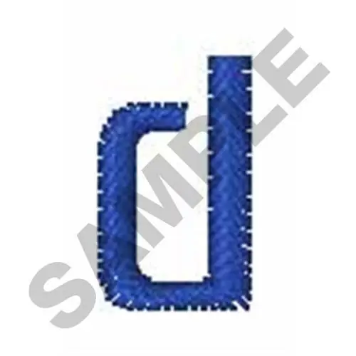 ZRNIC FONT d Embroidery Design Money Back Guarantee
