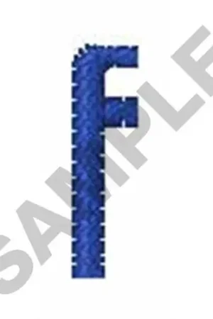 ZRNIC FONT f Embroidery Design Big Sale