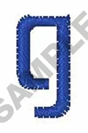 ZRNIC FONT g Embroidery Design Buy Direct