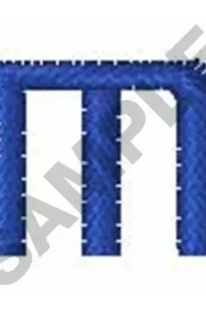 ZRNIC FONT m Embroidery Design Grab Now