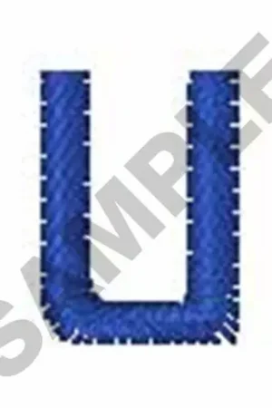 ZRNIC FONT u Embroidery Design Sale